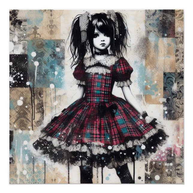 Gotisches Maiden von Tartan Poster (Vorderseite)