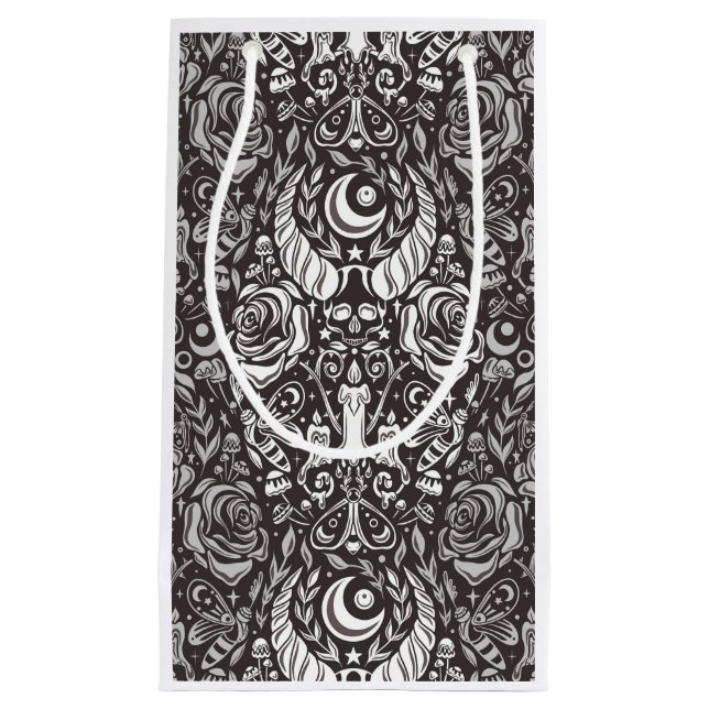 gotisches monochromes Muster Kleine Geschenktüte (Vorderseite)
