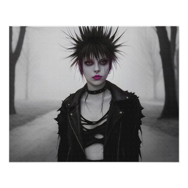Gotisches Punk Poster (Vorderseite)