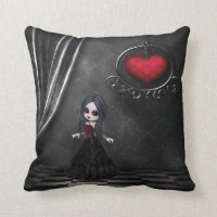 Gotisches Romance Goth Mädchen u. hängendes