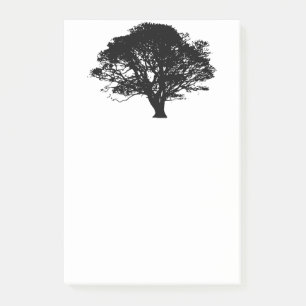 Gotisches Schwarzes Eichenholz Silhouette Kunstvol Post-it Klebezettel