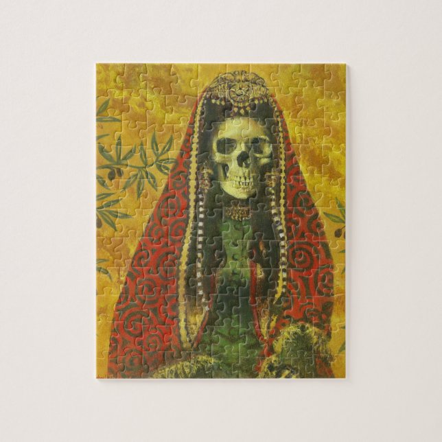 Gotisches Skeleton Puzzle (Vertikal)