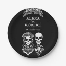 Gotisches Skelett Rose Hochzeitsfeiern