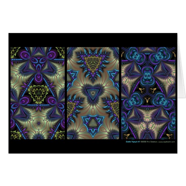 Gotisches Triptychon #1 (Vorderseite (Horizontal))