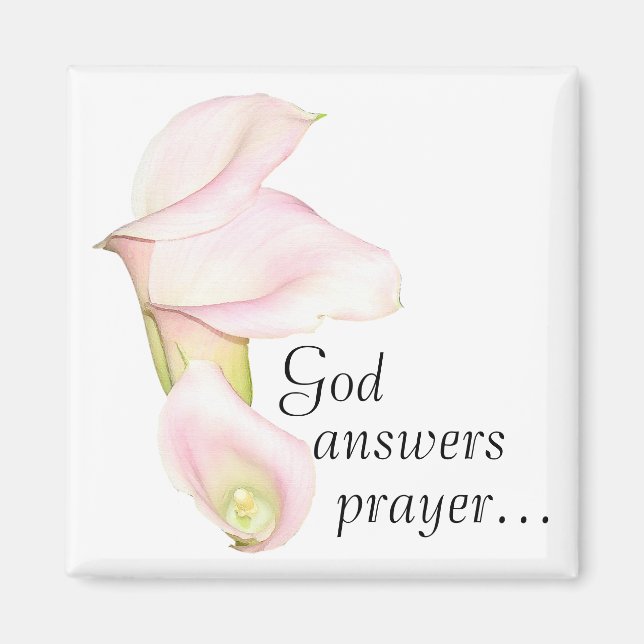 Gott Ansers Prayer Lilies Magnet (Vorne)