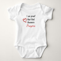 Gott antwortet Gebete Bodysuit