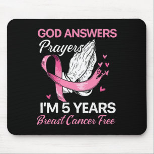 Gott antwortet Gebete Brustkrebs Überlebende Chris Mousepad