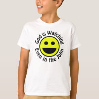 Gott beobachtet T - Shirt