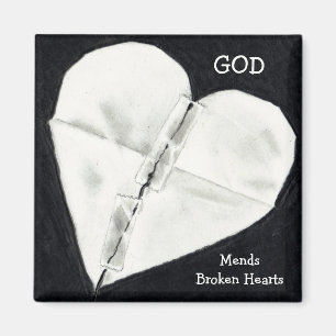 GOTT BESSERT DEFEKTE HERZEN AUS: MAGNET