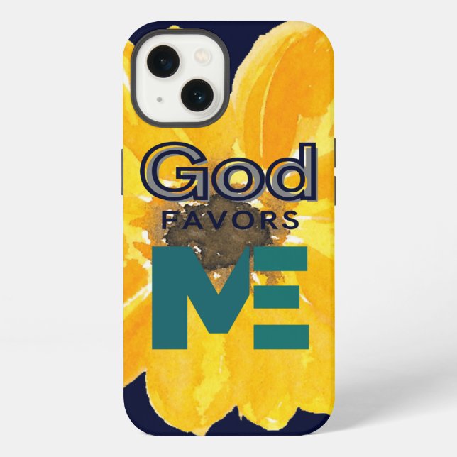 Gott bevorzugt mich iPhone hülle (Rückseite)
