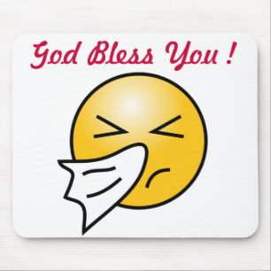 "GOTT BLESS, DASS DU GEFÄHRDET BIST MOUSEPAD