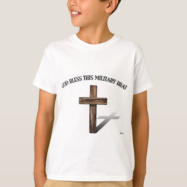 GOTT BLESS DIESE MILITÄRISCHE BREMSE mit robustem  T-Shirt (Vorderseite)