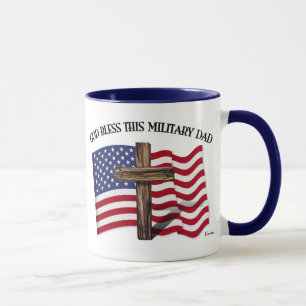 GOTT BLESS DIESER MILITÄRISCHE VATER, robustes Kre Tasse
