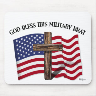 GOTT BLESS DIESES MILITÄRISCHE BREMSEN, robustes K Mousepad