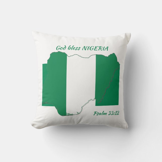 GOTT BLESS NIGERIA KISSEN (Vorderseite)