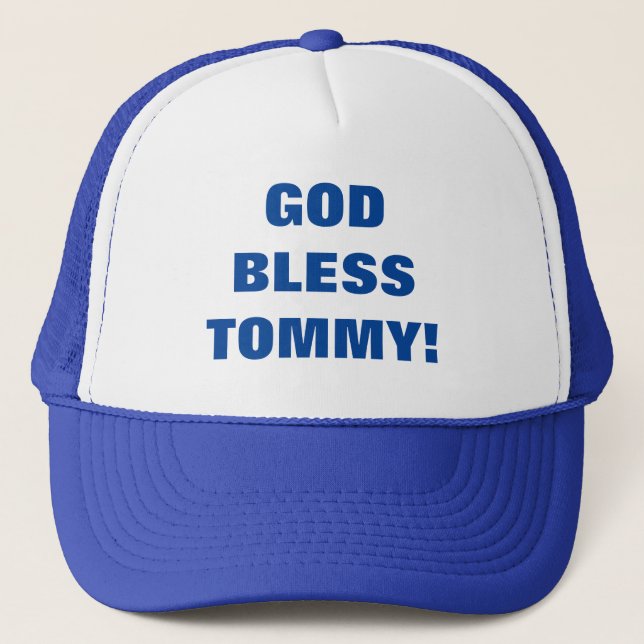 GOTT BLESS TOMMY! TRUCKERKAPPE (Vorderseite)