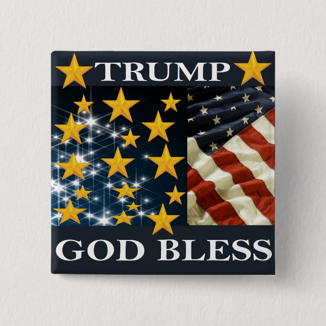 GOTT BLESS TRUMP BUTTON (Vorderseite)