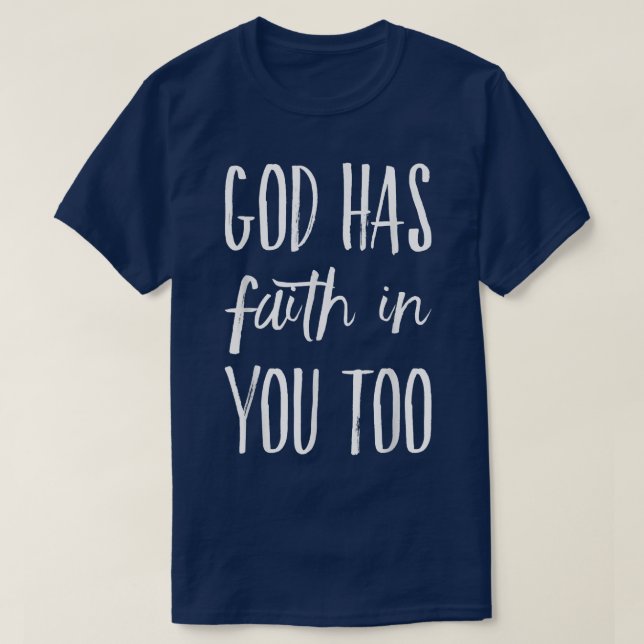 Gott Christlich Christi Motivation Religiös sein T-Shirt (Design vorne)