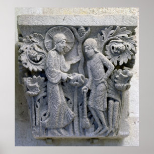 Gott, der Adam erklärt, das Land zu bearbeiten Poster