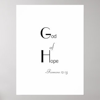 Gott der Hoffnung Poster