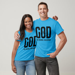 Gott der Original Superhelden biblische Kreuz Unis T-Shirt