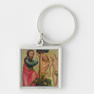 Gott der Vater bestraft Adam und Eve Schlüsselanhänger