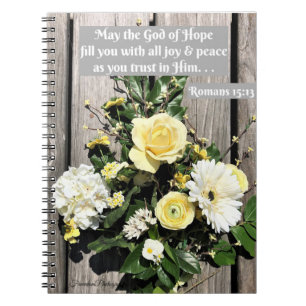 Gott des Hoffnung-Notebook Notizblock