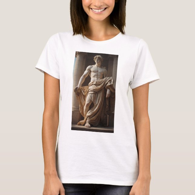 Gott des Lichts und der Musik Apollo - griechische T-Shirt (Vorderseite)