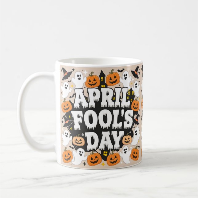 Gott! Es ist April-Dummkopf Kaffeetasse (Links)