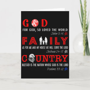 Gott Familie Land  Karte