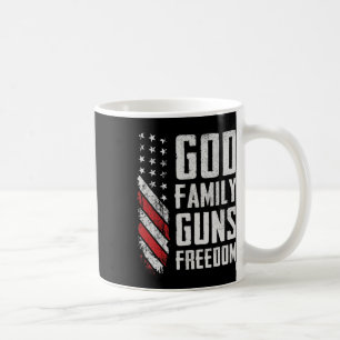 Gott Familie Waffen Freiheit - Pro-Waffen-Christen Kaffeetasse