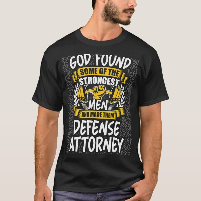 Gott fand die stärksten Männer und ließ sie vertei T-Shirt (Vorderseite)