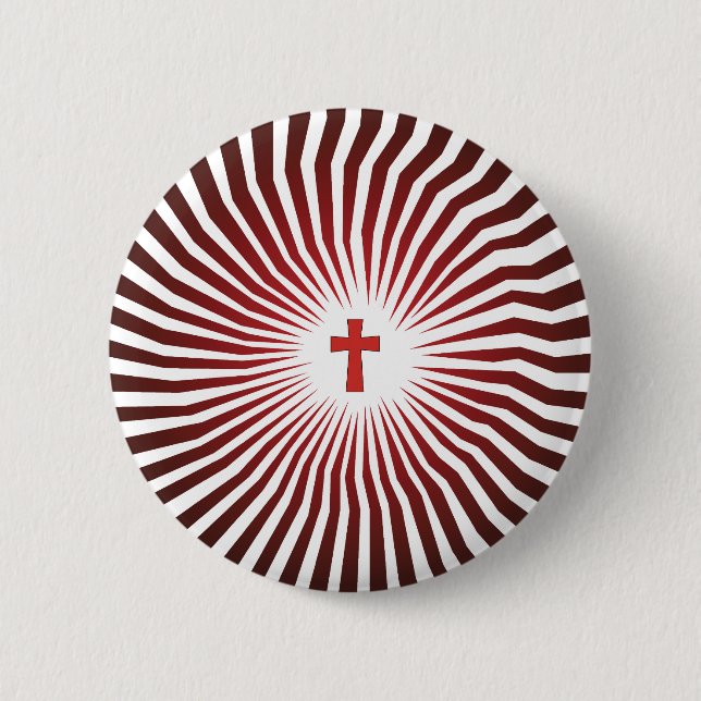 Gott-Felsen - christlicher Felsen-Gang Button (Vorderseite)
