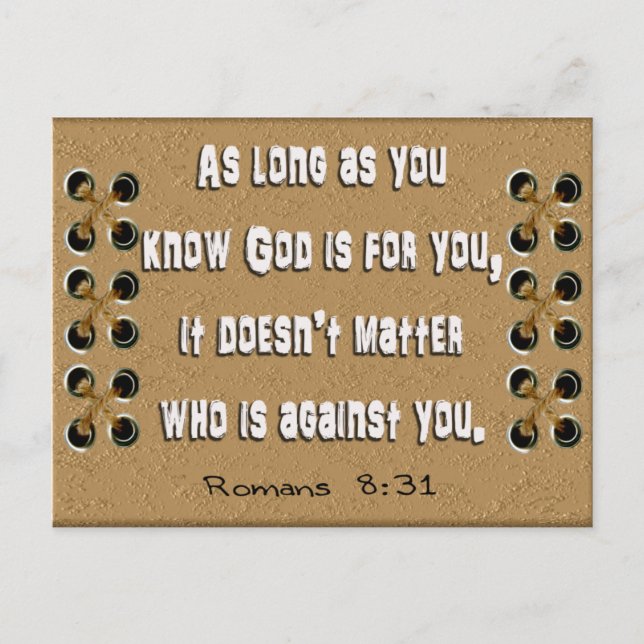 Gott für dich postkarte (Vorderseite)