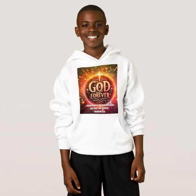 "Gott für immer: Momente der Gnade" Hoodie (Vorne ganz)