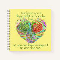 Gott gab dir einen Fingerabdruck