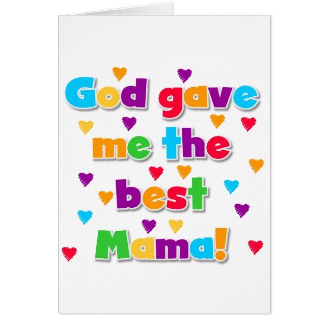 Gott gab mir die beste Mutter Tshirts und (Vorne)
