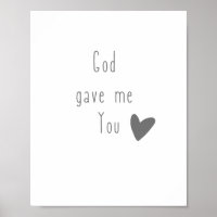 Gott gab mir Poster & Prints