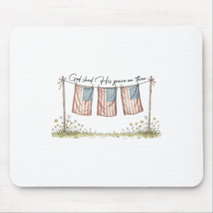 Gott gab seine Gnade auf dir Christlich 4. Juli U Mousepad