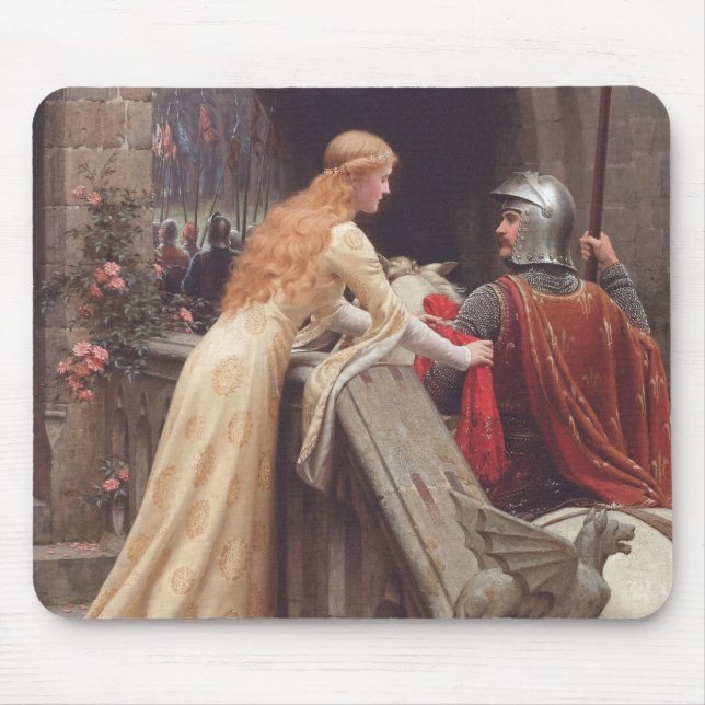 Gott-Geschwindigkeit! [Edmund Blair Leighton] Mousepad (Vorne)