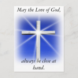 Gott gesegnet postkarte