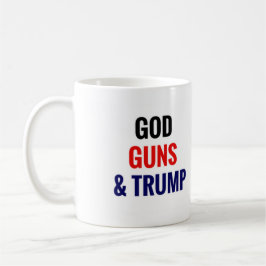 Gott-Gewehre u. Trumpf Kaffeetasse