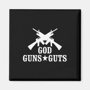 Gott Gewehre und Waffen Magnet