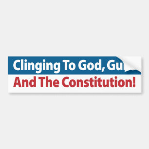 Gott, Gewehren und der Konstitution anhaften! Autoaufkleber