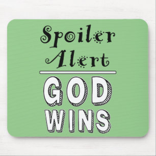 Gott gewinnt Mauspad