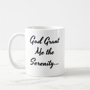 "Gott gibt mir die Heiligkeit" Gebet Kaffeetasse