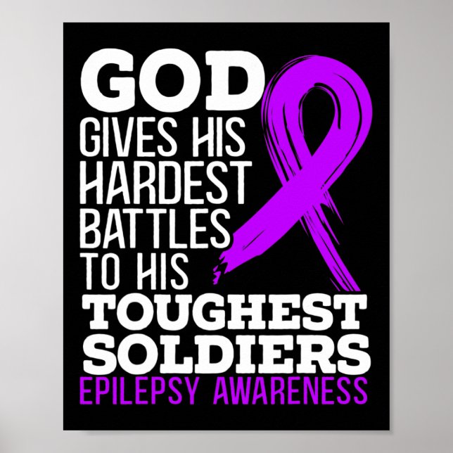 Gott gibt seinem strengen Soldaten seine schwerste Poster (Vorne)
