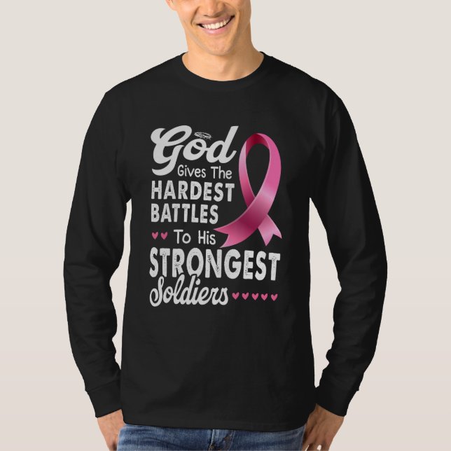 Gott gibt seiner stärksten Seele die schwersten Sc T-Shirt (Vorderseite)