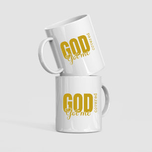 Gott Got mich bedeckt - inspirierender Christliche Kaffeetasse