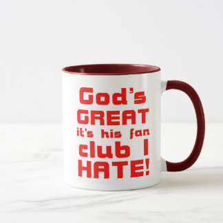 Gott-große Tasse